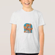 Lycklig trio av lekfull Corgis