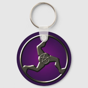 lycklig-triskelion-nyckel-kedja nyckelring
