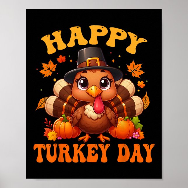Lycklig Turkiet-dagen för kvinnodagen Lycklig Than Poster (Framsidan)