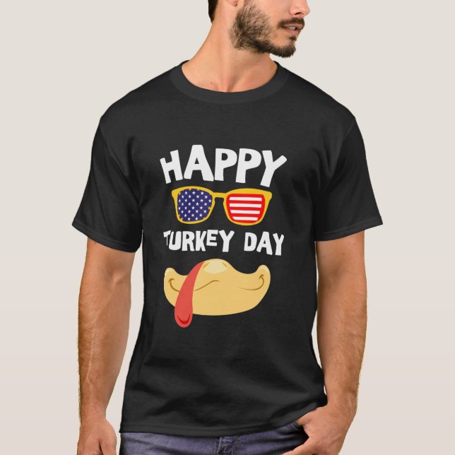 Lycklig Turkiet-dagen Lädny för barn Boys Girls Tu T Shirt (Framsida)