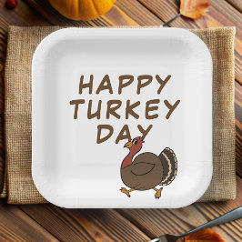 Lycklig Turkiet-dagen, Pappra Tallrikar på Thanksg