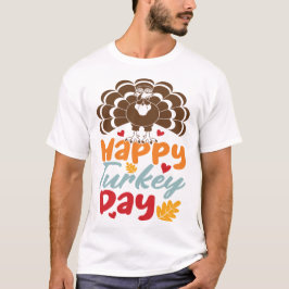 Lycklig Turkiet-dagen T Shirt