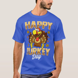 Lycklig Turkiet-dagen Thanksgiving Dag Helgdag G T Shirt