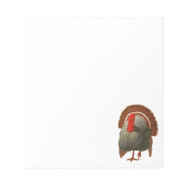 Lycklig Turkiet-Vintagen Anteckningsblock (Framsida)