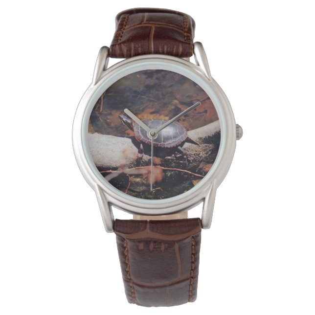 Lycklig Turtle Armbandsur (Framsida)