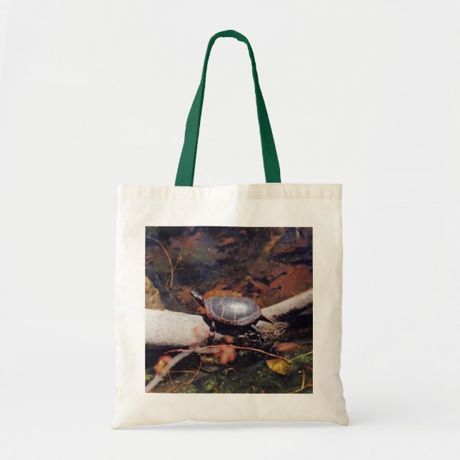 Lycklig Turtle Tygkasse (Framsidan)