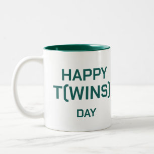 Lycklig Twillingar Day Win Mugg