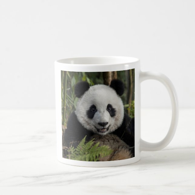 Lycklig, ungpanda, China Kaffemugg (Höger)