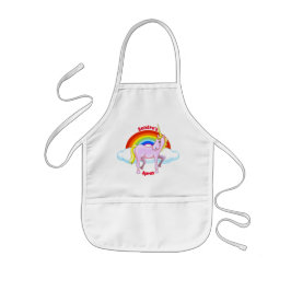 Lycklig Unicorn Children's Apron Barnförkläde
