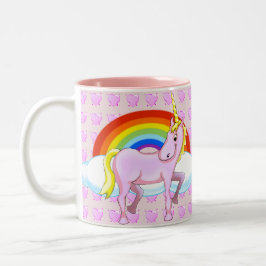 Lycklig Unicorn Mugg