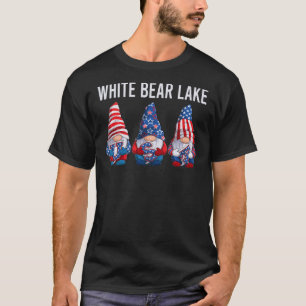Lycklig USA Vitbjörn Sjö T Shirt
