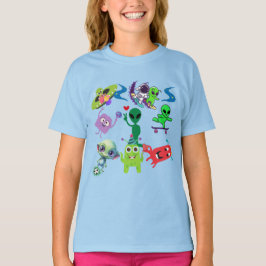 Lycklig Utomjordingar Rockin' T Shirt