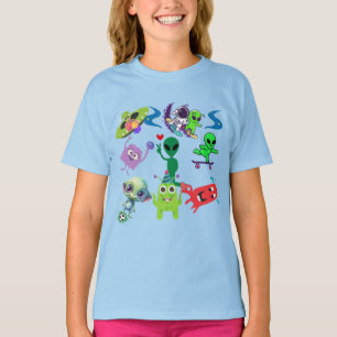 Lycklig Utomjordingar Rockin' T Shirt