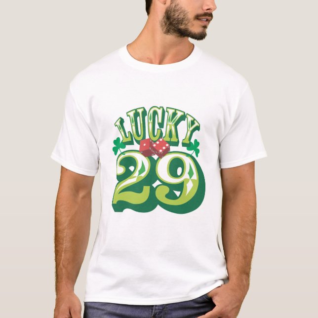 Lycklig utslagsplats 29 tee shirt (Framsida)