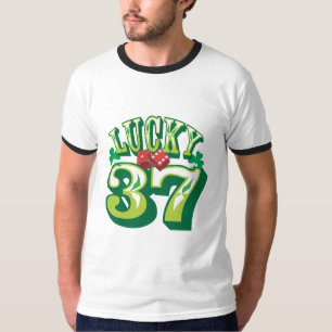 Lycklig utslagsplats 37 t-shirt