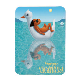Lycklig Vacations! Magnet