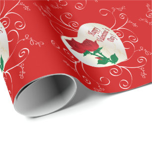 Lycklig valentin dagelegant presentpapper