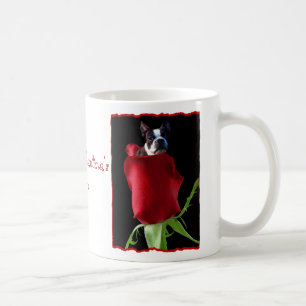 Lycklig valentin mugg för dagBoston Terrier