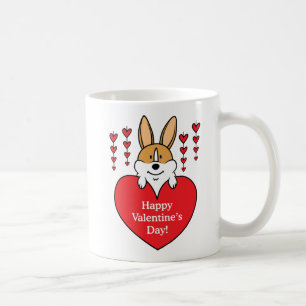 Lycklig valentin mugg för dagCorgi