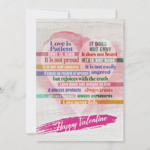 Lycklig Valentine - 1 Corinthians 13