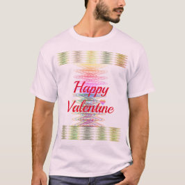 Lycklig Valentine Colorful Spiral T-Shirt