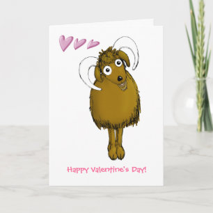 Lycklig Valentine Old Goat Helgkort