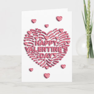 LYCKLIG VALENTINE’S DAY/Folded Valentine’s Card Helgkort