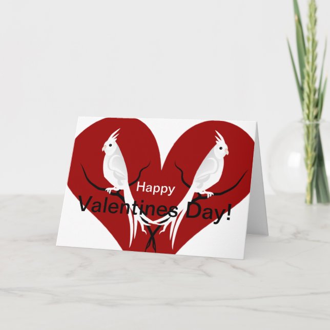 Lycklig, Valentines day! Helgkort (Framsida)