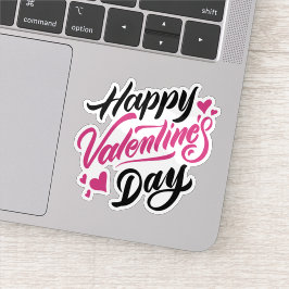 Lycklig valentines-dekal klistermärken