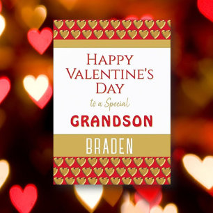 Lycklig Valentines farsonkort Helgkort