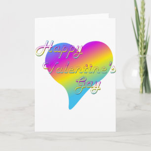 Lycklig Valentines Gay Helgkort