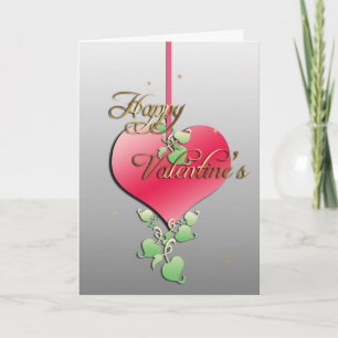 Lycklig Valentine's Helgkort