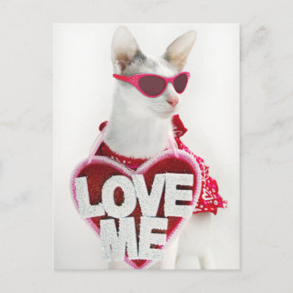 Lycklig Valentines vykort av Skeezix Katt