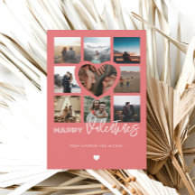 Lycklig Valentineser 9 Photo Collage Couple Family