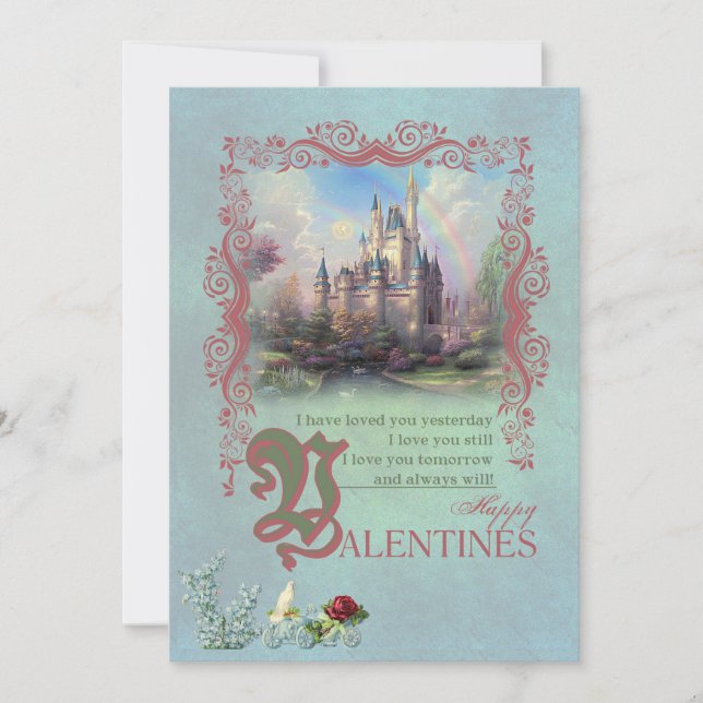 LYCKLIG VALENTINESER ~ Greeting Card Tack Kort (Framsida)