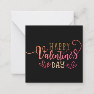 Lycklig-valentineser, söt, lagrar upp! anteckningskort