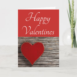 Lycklig Valentiness Heart Helgkort