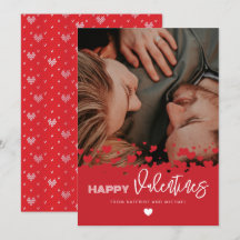 Lycklig Valentiness Photo Red Hearts par Family