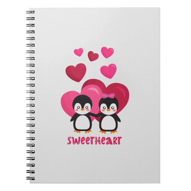 Lycklig-valentinets dag 2023 Mitt hjärtslag Anteckningsbok (Framsidan)