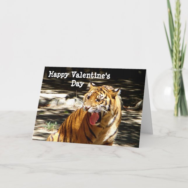 Lycklig Valentin's Day_ Card_by Elenne Boothe Helgkort (Framsida)