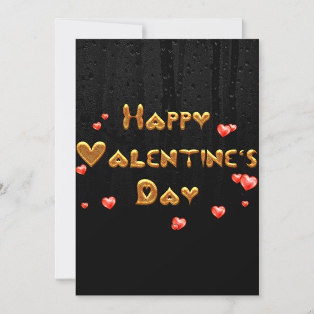 Lycklig Valentnes dag Julkort (Framsida)