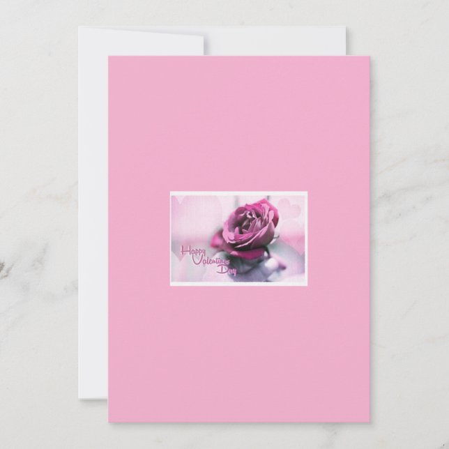 Lycklig Valerntine-hälsningskort Julkort (Framsida)