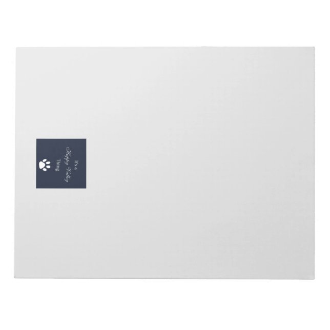 Lycklig Valley Sak 11 tum x 8,5 tum Anteckningsblo Anteckningsblock (Framsida)