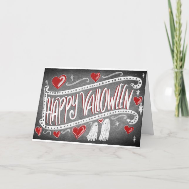 Lycklig Valloween Kort (Framsida)