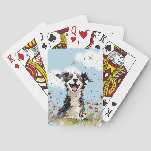 Lycklig Valp Casinokort (Baksidan)