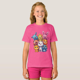 Lycklig vänner t shirt