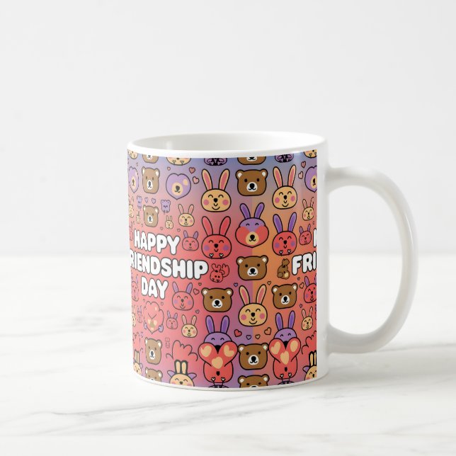 Lycklig Vänskap Day Gift Idea Kaffemugg (Höger)