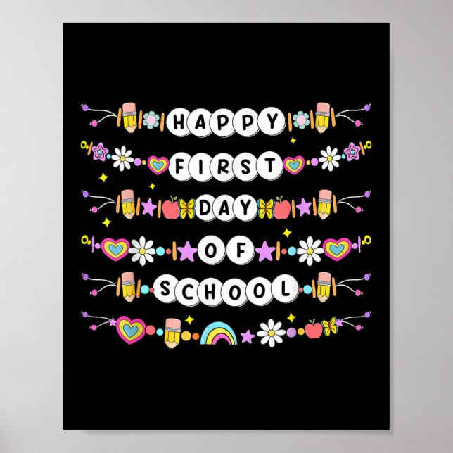 Lycklig: Vänskapens första dag, Bracelets Kid Poster (Framsidan)