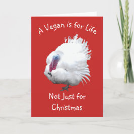 Lycklig Vegan-jul Kort