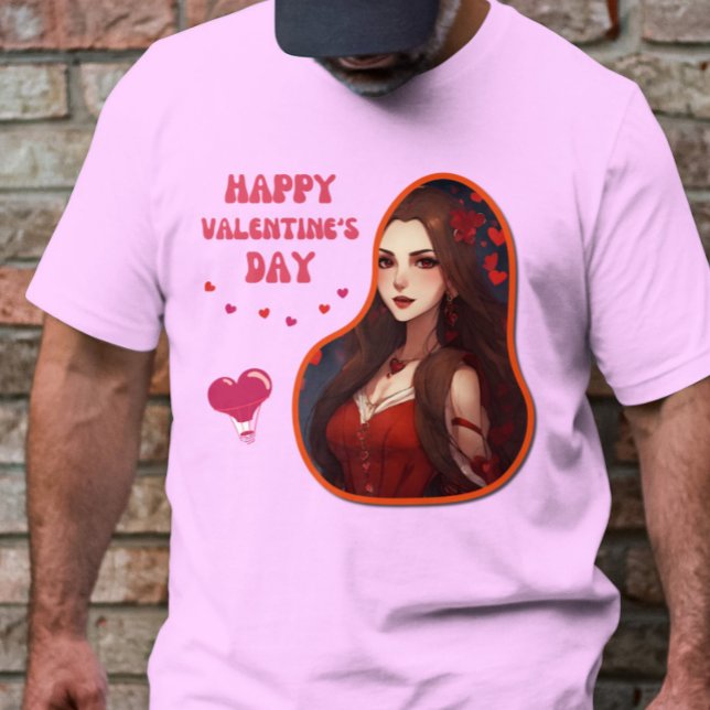 Lycklig Velentine-dagen - Darling Valentine Kärlek T Shirt (Skapare uppladdad)